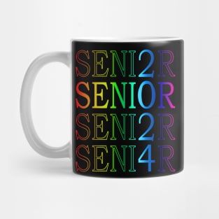 Senior 2024 graduate college University high school graduation Mug